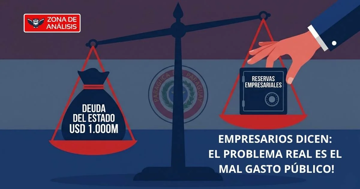 Empresarios le dicen al ministro: "El problema real es el mal gasto público, no toquen nuestras reservas"