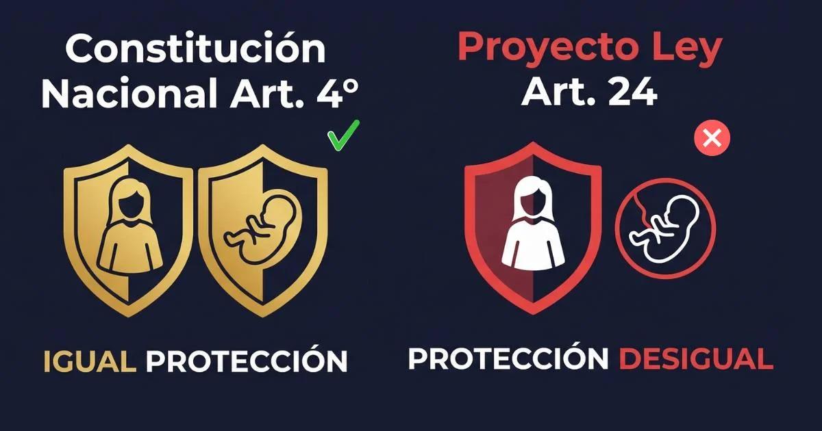 El Congreso avanza en una ley que pone en peligro al bebé por nacer!